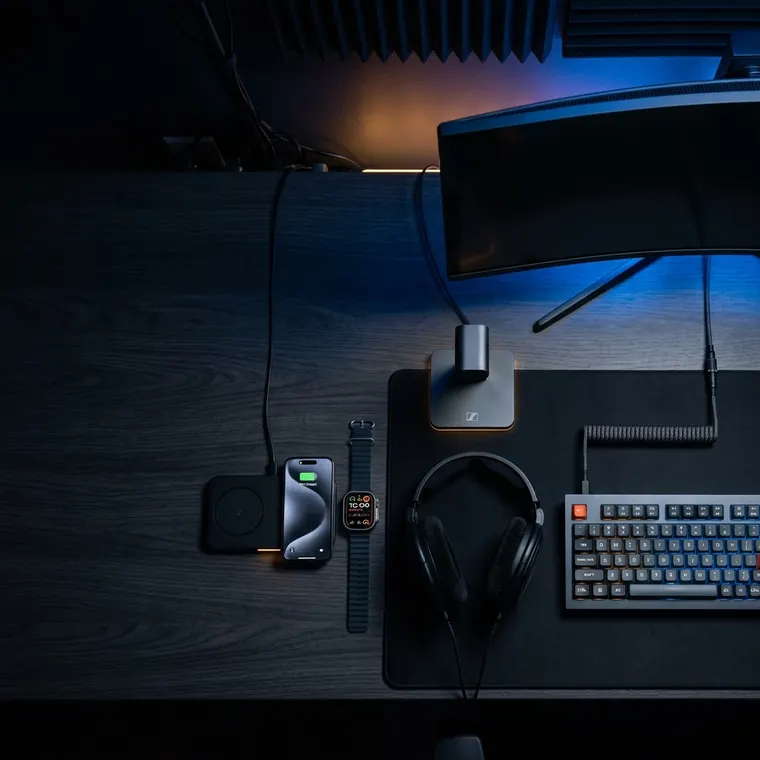 Setup gamer con periféricos y accesorios tech de TechAuraz
